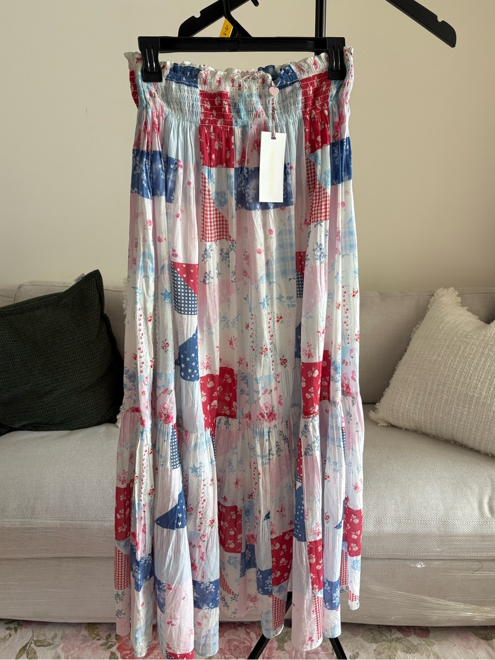 🎀LoveShackFancy Umber Cotton Maxi Skirt🎀